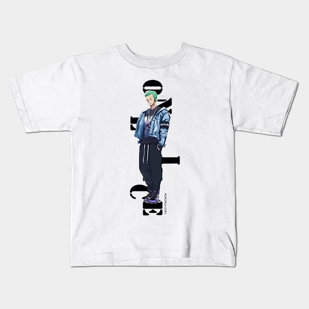 Zoro mode Kids T-Shirt by MajorCompany